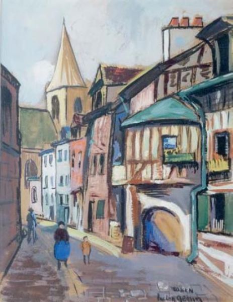 RUE ANIMÉE À ROUEN