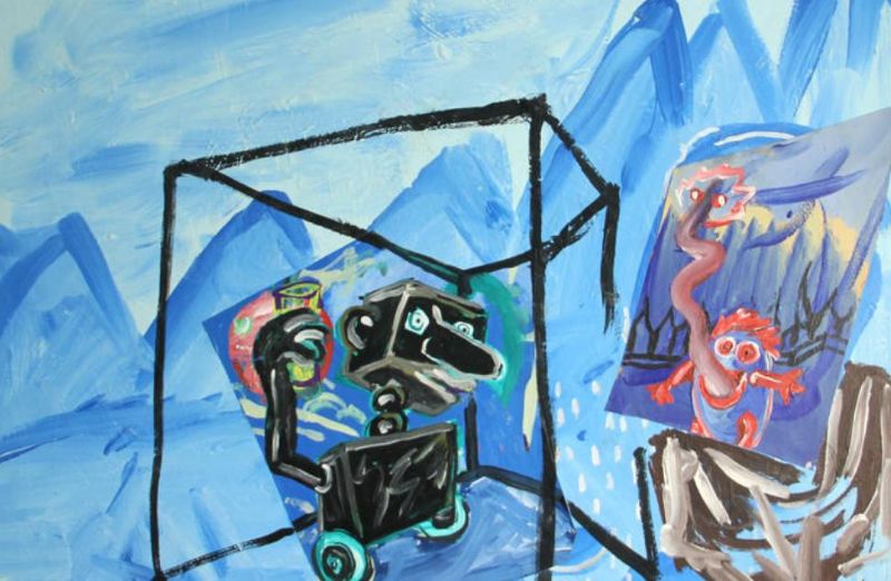 Robots in a landscape