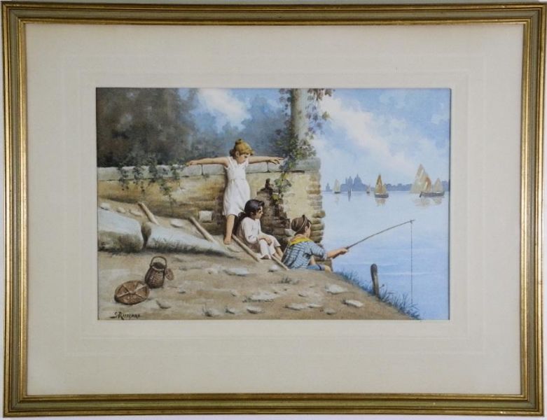 Children Fishing
