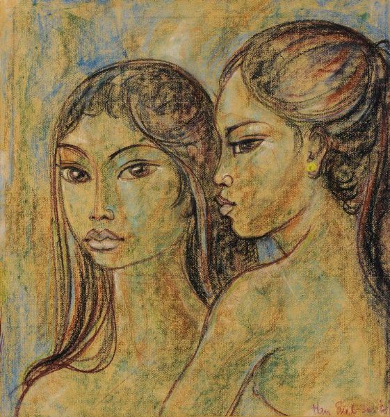 Twee Balinese zusters