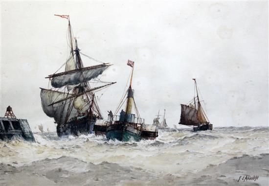 Towing a disabled vessel into harbour