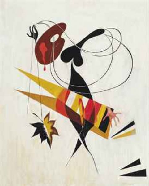 Surrealist composition