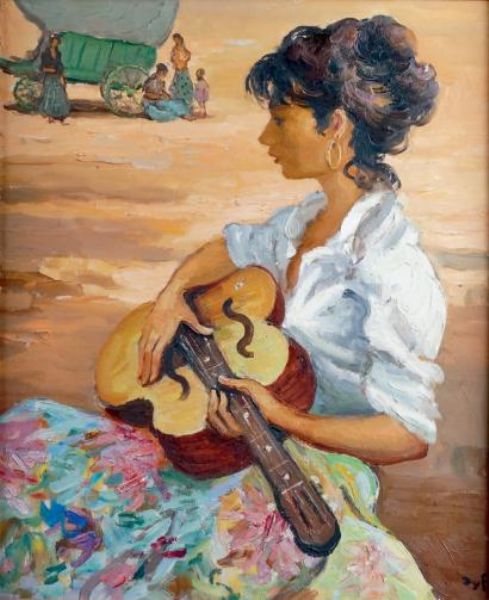 LA JEUNE GUITARISTE