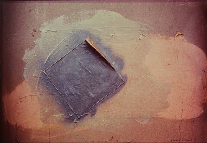 Untitled composition with a diamond