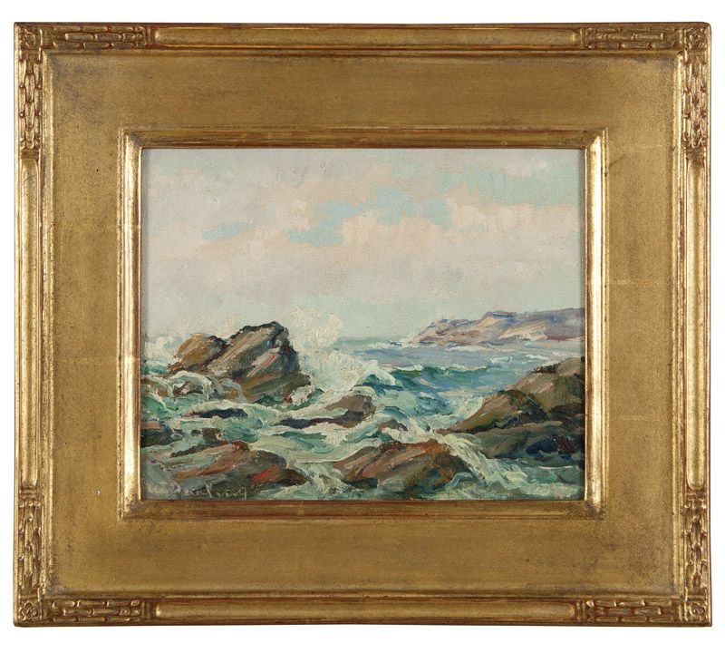 Crashing waves