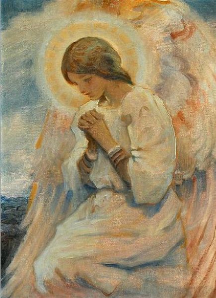 A praying angel