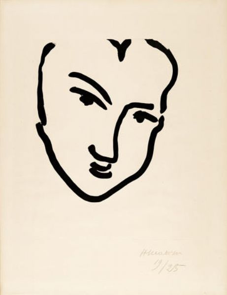 Nadia au visage penché