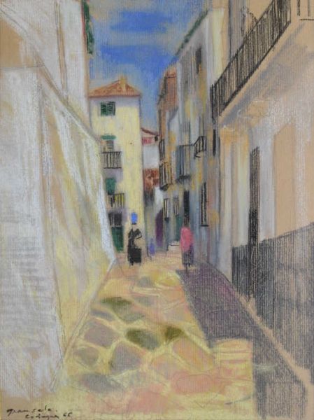 Ruelle à Cadaques aux porteuses d'eau