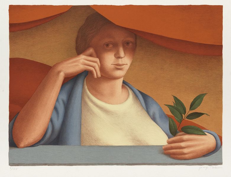 Woman with Branch.