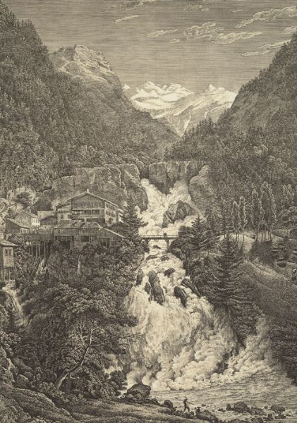 Der Wasserfall bei Bad Gastein