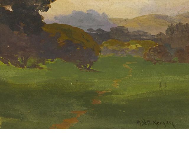 Landscape with trees