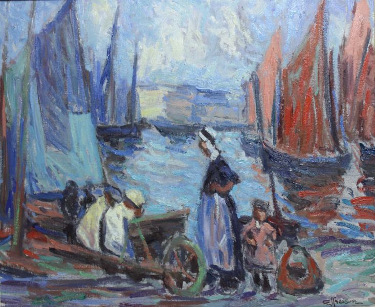 Scène de quai, Concarneau