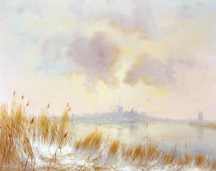 Broad Scene in Winter