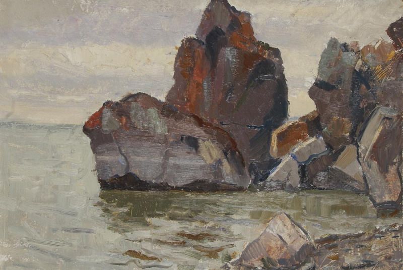 Falaises sur le lac Baïkal
