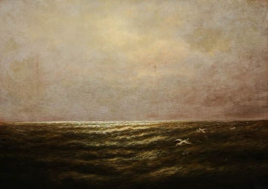 Seascape with Seagulls