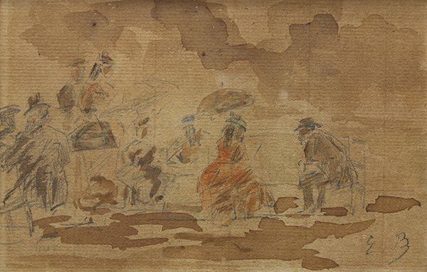 Figures on the Beach