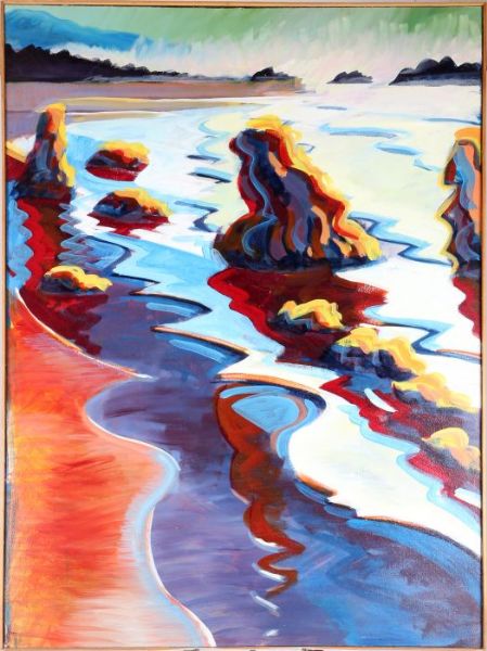 Beach Rocks, Bandon, Oregon