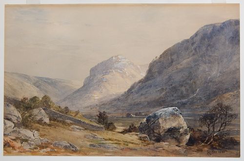 Landscape with Mountains
