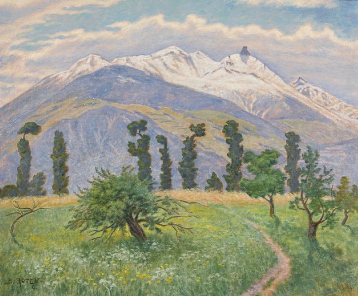 Landschaft im Wallis.