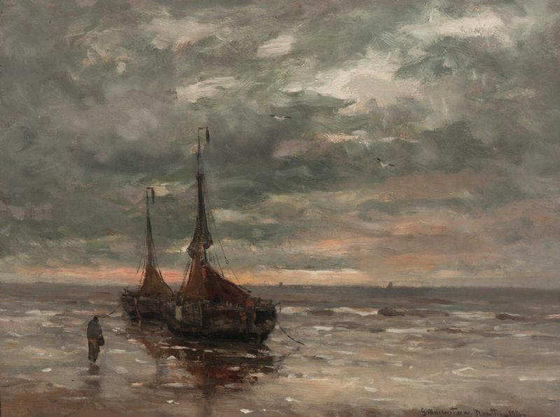 Bomschuiten voor anker