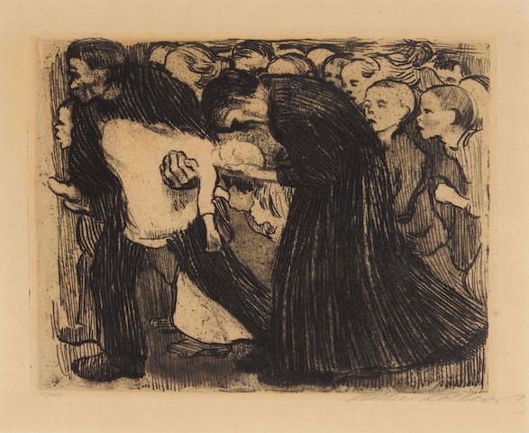 Überfahren, from Freunde graphischer Kunst