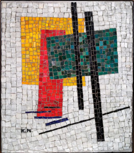 Suprematist Mosaic Panel
