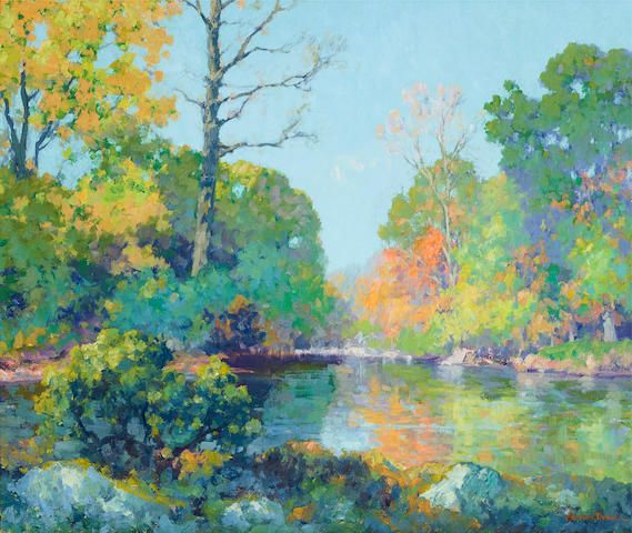 Late Autumn (Mountain Lake)