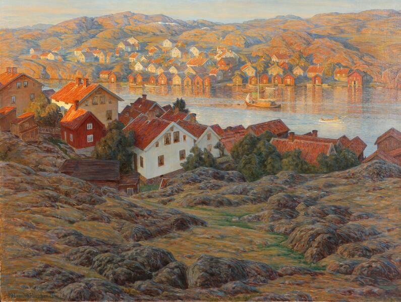 Aftensol. Fiskebäckskil