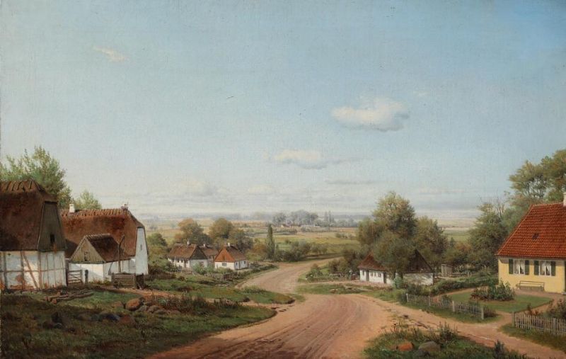 Scenery from Trørød by Vedbæk