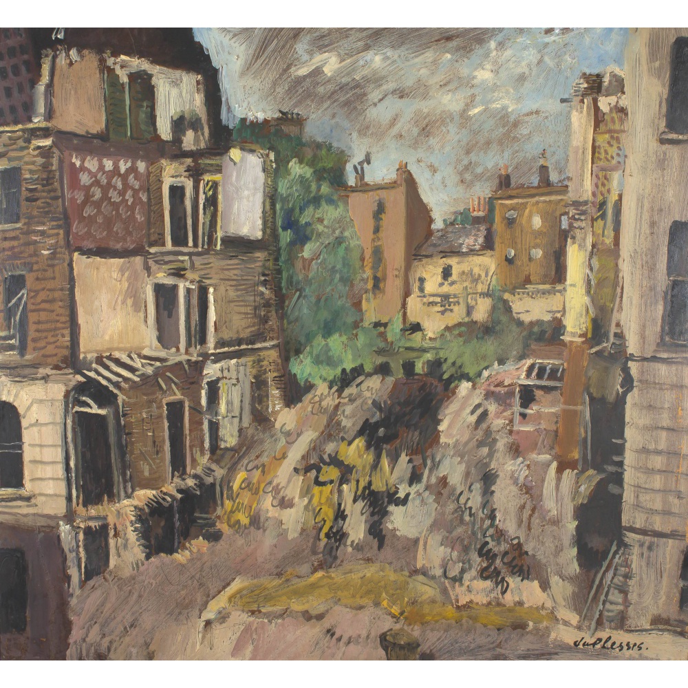 London View after the Air Raid